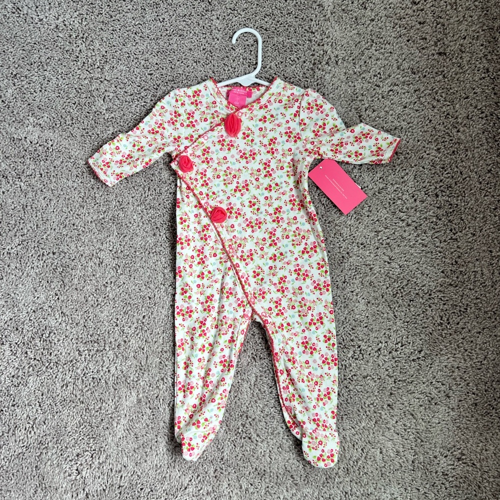 Floral Baby Sleeper (6M)